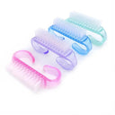 10 Pcs/Lot Acrylic Nail Brush 4 Color Nail Art Manicure Pedicure Soft Remove Dust Plastic Cleaning Nail Brushes File Tools Set  ourlum.com Mix Color  