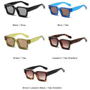 Trendy Unisex Retro Square Sunglasses UV400 Protection