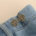 Bowknot Button Adjuster - Innovative Waist Tightener for Pants and Skirts  ourlum.com A-SA230223-Bronze  