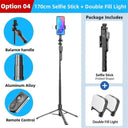 Wireless Selfie Stick Tripod Stand with LED Light - Ultimate Smartphone Photography Companion  ourlum.com Style 04  