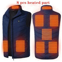 New 17 Heated Vest Jacket Fashion for Men Women Winter