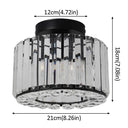 Glass Led Pendant Light Modern Ceiling Lamp Adjustable Fixture