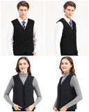 10 Areas Heated Vest Men Women USB Electric Self Heating Vest