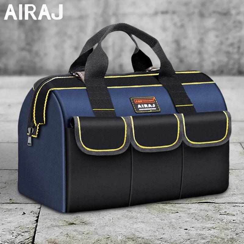 AIRAJ Electrician Tool Organizer Bag with Waterproof Oxford Cloth - Versatile High Capacity Storage for Tools and Equipment  ourlum.com   