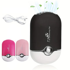 Portable USB Eyelash Extension Fan Dryer with Adjustable Airflow for Quick Drying