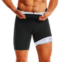 YBFDO Men Sauna Sweat Shorts Compression Fitness Body Shaper