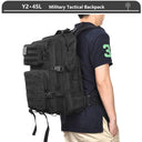 Tactical Backpack 3 Day Assault Pack Molle 38/45L Waterproof