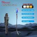 Wireless Selfie Stick Tripod with LED Light Enhance Skills