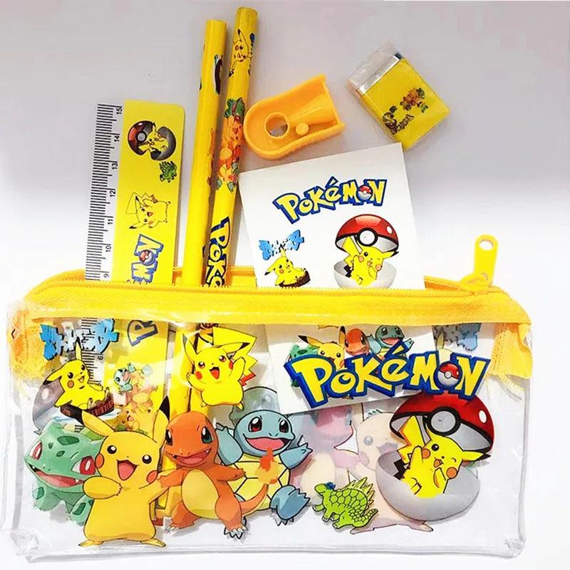 Pikachu Stationary Set: Cute Anime School Supplies & Gift  ourlum.com   