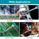 Versatile 60W Cordless Digital Soldering Iron for Makita