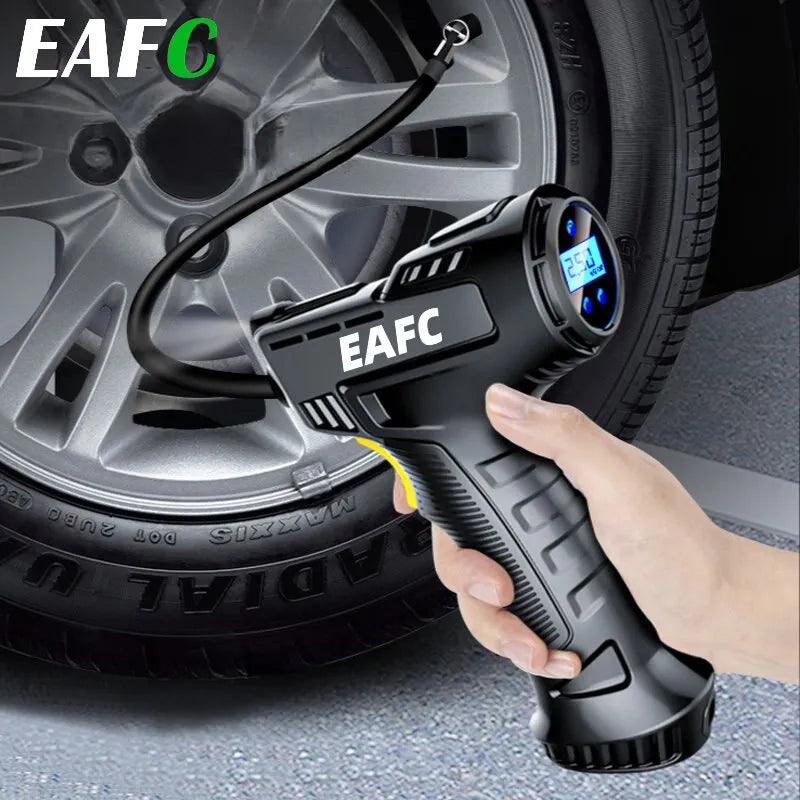 120W Handheld Tire Inflator: Efficient Wireless Pump for Cars & Bikes  ourlum.com   