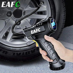 120W Handheld Tire Inflator: Efficient Wireless Pump for Cars & Bikes