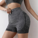 High Waisted Seamless Women's Yoga Shorts with Butt Lifting Scrunch