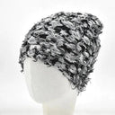 Knit Beanie Hat Stylish Y2K Paragraph Print Warm Cap