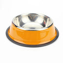 200-1600ml Stainless Steel Dog Bowl Non Slip Pet Feeder