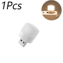 1/10Pcs Mini USB Night Light Warm White Eye Protection Lamp