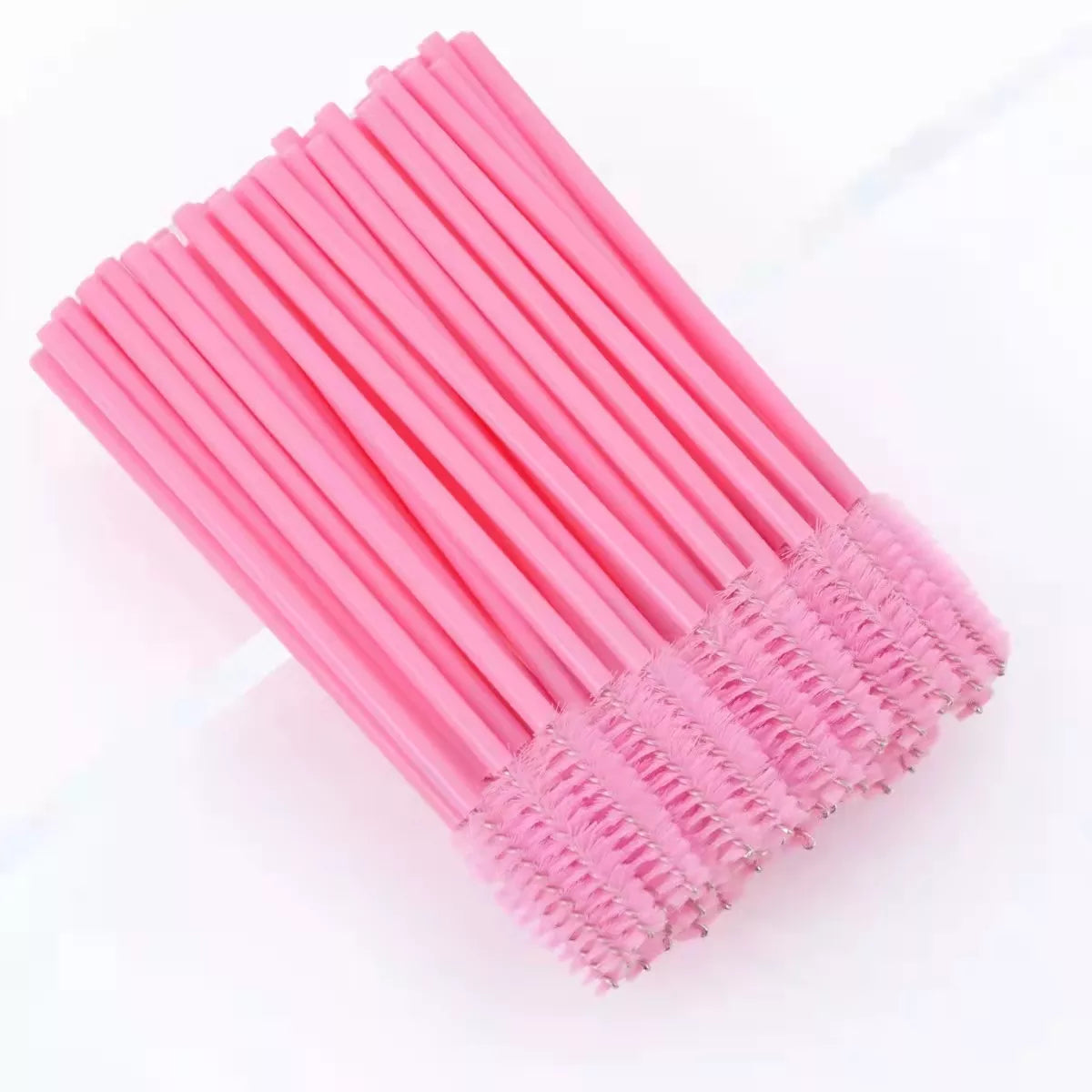 Hot Sale Disposable 5/50 PCS Crystal Eyelash Makeup Brush Diamond Handle Mascara Stick Eyelash Extension Makeup Tool New  ourlum.com   