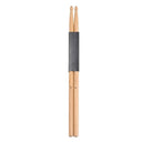 1 Pair Wood Black 5A Drum Sticks With Carrying Bag Set