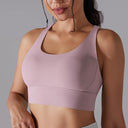 Women's High Stretch Yoga Bra Tank Top for Gym Workouts