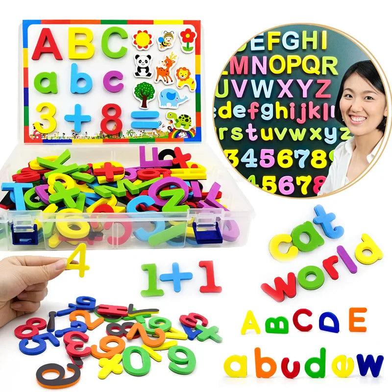 Magnetic Alphabet Letters EVA Foam Educational Toys: Interactive Learning for Kids  ourlum.com   