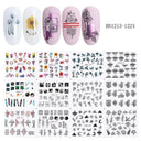 Assorted Nail Sticker Set: Vibrant Designs for Nail Art