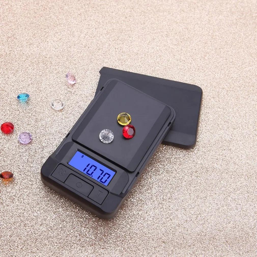 Ultra-Portable Electronic Jewelry Gram Scale with Precision Accuracy and Calibration Function  ourlum.com   
