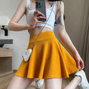 Summer Chic Mini Pleated Skirt Stylish Elastic Waist Skirt