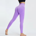 Seamless High Waist Nude Yoga Pants Women's Hip Lifting Fitness