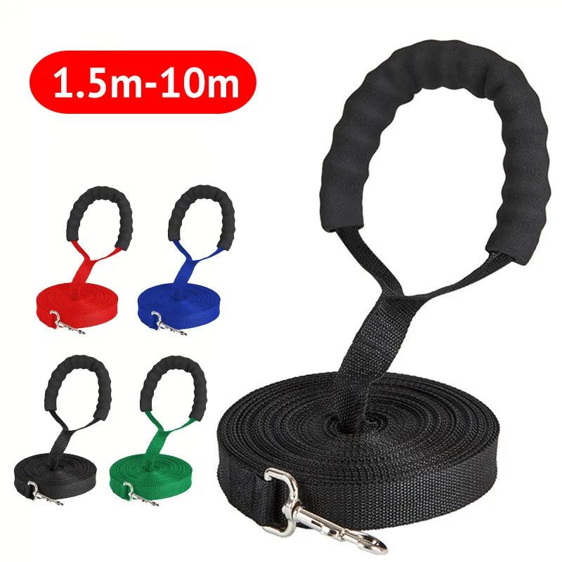 Long Dog Leash with Comfortable Handle: Outdoor Training for All Size Dogs  ourlum.com   