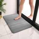 Memory Foam Bath Mat Cobblestone Pattern for Comfort