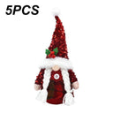 Christmas Gnome Doll Elf LED Light Xmas Ornaments - Magical Holiday Decor  ourlum.com Style-A-5PCS  