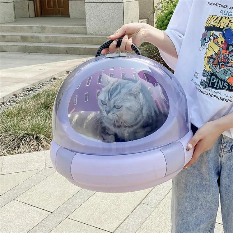 Travel Bubble Pet Carrier: Stylish and Durable Space Capsule Bag  ourlum.com   