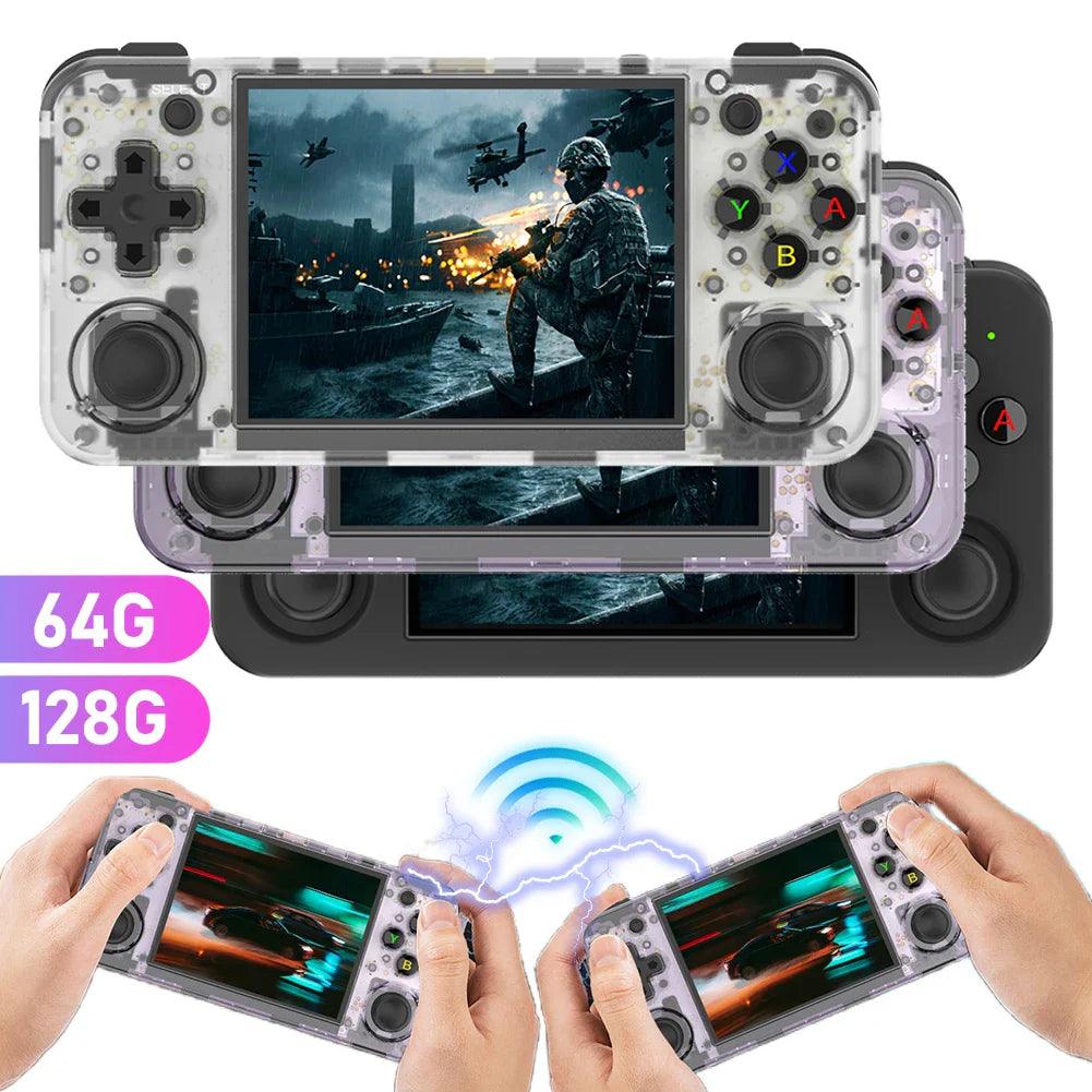 RG35XX H Handheld Game Console Retro Video Games Player IPS 640x480 Screen 3300 MAh Battery Linux System for Playing Video Games  ourlum.com   