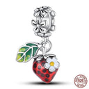 Charming Sterling Silver Red Heart Beads for Pandora Gifts