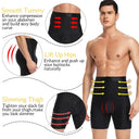 Men's Slimming Tummy Control Shorts High Waist Boxer Briefs