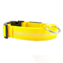 Illuminated Dog Collars: Enhanced Pet Safety & Visibility Solution  ourlum.com Yellow battery XS neck 28-40cm 