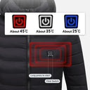 21 Areas Heated Jacket Men Warm Vest USB Self Heating