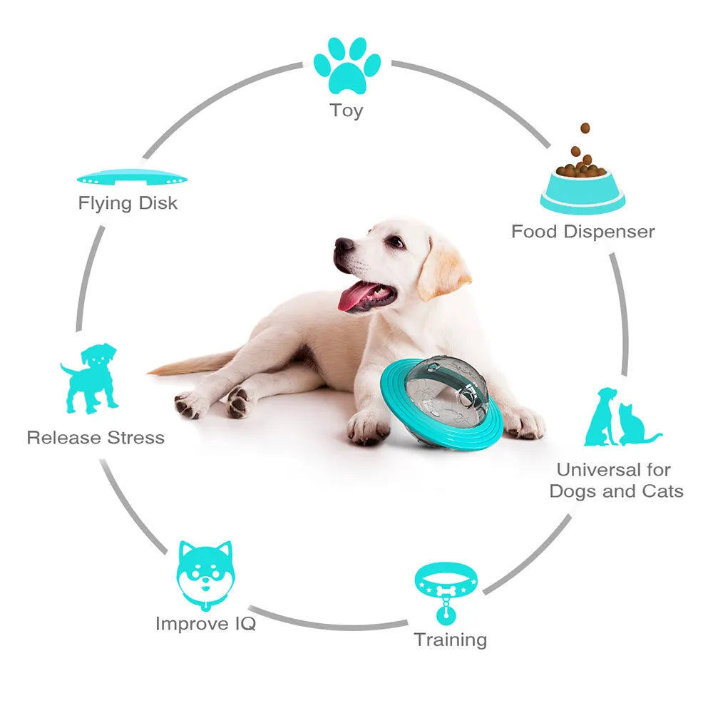 Planet Pup IQ Treat Toy: Interactive Food Dispensing & Training Fun  ourlum.com   