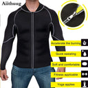 Men's Neoprene Sauna Suit for Weight Loss Thermal Shirt