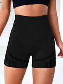 High-Waisted Women's Yoga Shorts for Fitness Gym Running