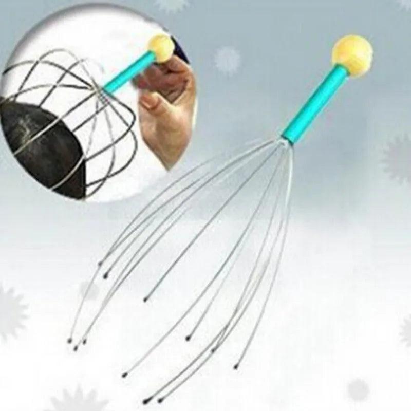 Body Head Massage Device Relaxation Octopus Scalp Massager Instrument Scratcher Relieves Tension Health Care Tools Random  ourlum.com   