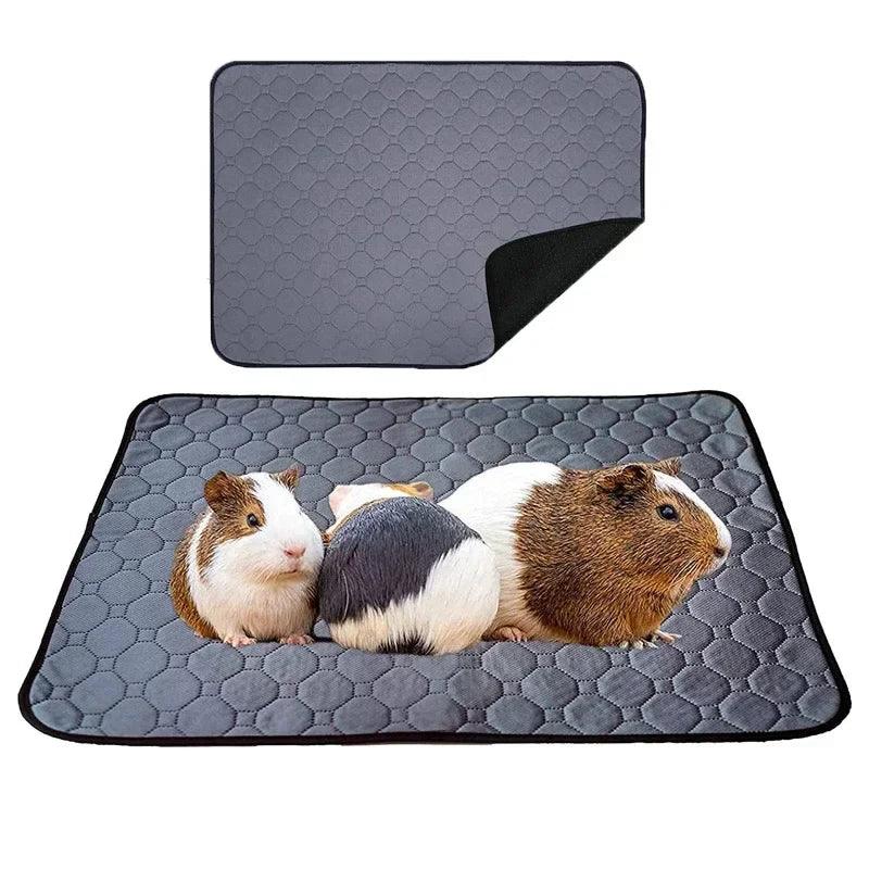 Waterproof Guinea Pig Cage Liner Mat - Small Pet Pee Pad & Bedding  ourlum.com   