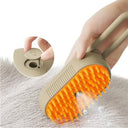 Steamy Dog Brush Electric Spray Cat Hair Brush 3 in1 Grooming Tool