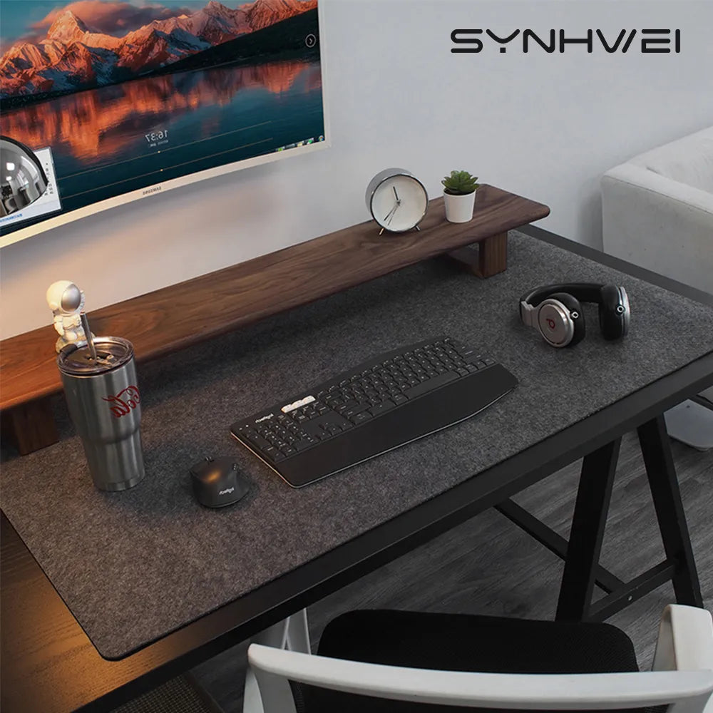 Felt Desk Mat: Durable Gaming Accessory with Anti-Slip Design and Multifunctional Use  ourlum.com   