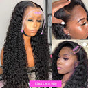 30 Inch Brazilian Loose Deep Wave Lace Front Wigs Water Curly