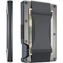 RFID Card Holder With Money Clip Wallets For Men Luxury