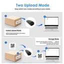 Compact Bluetooth 2D Barcode Scanner W7 Mini Wireless Reader