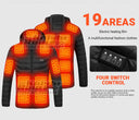 21 Areas Heated Jacket Winter USB Electric Heating Coat