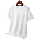 Summer O Neck Short Sleeve T-Shirts For Men Casual Waffle