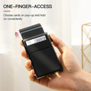 Stylish RFID Metal Wallet for Men and Women's Cards